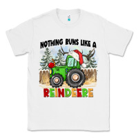 White nothing runs like a reindeere Classic Tee - CowGirlArtShop