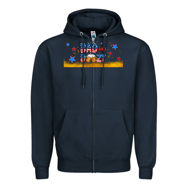 Bad And Boozy Zipper Hoodie by AdoDesignShop | Teevron