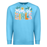 Ocean Blue mom of girls Premium Sweatshirt - JahusDesignShop