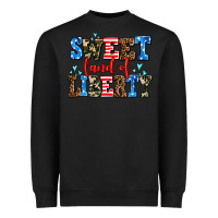 Black sweet land of liberty Heavyweight Sweatshirt - AdoDesignShop
