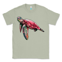 Matcha sea turtle pink glitter Classic Tee - Artiststas