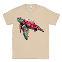 Mushroom sea turtle pink glitter Classic Tee - Artiststas