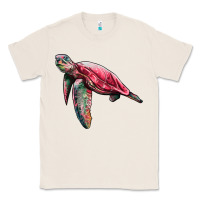 Natural sea turtle pink glitter Classic Tee - Artiststas