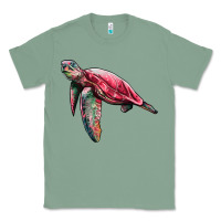 Sage sea turtle pink glitter Classic Tee - Artiststas