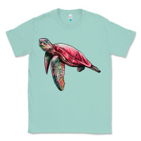 Seafoam sea turtle pink glitter Classic Tee - Artiststas