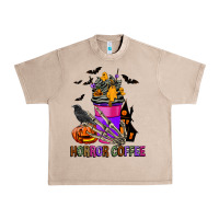French Oak Horror Coffee Urban Heavy Tee - FaDigitalArtStudio