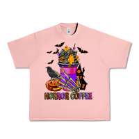 Salmon Horror Coffee Urban Heavy Tee - FaDigitalArtStudio