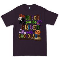 Plum this witch can be bribed with chocolate Premium Tee - CowGirlArtShop