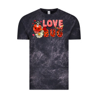 Cloud Black Love Bug Vintage Tee - FaDigitalArtStudio
