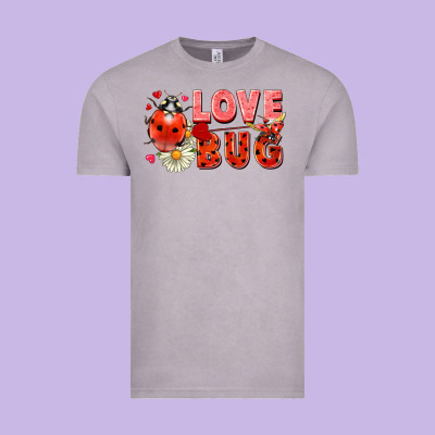 Love Bug Vintage Tee Designed By Fadigitalartstudio