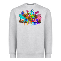 Heather Grey pride lesbian gay mom sunflower Heavyweight Sweatshirt - AdoDesignShop