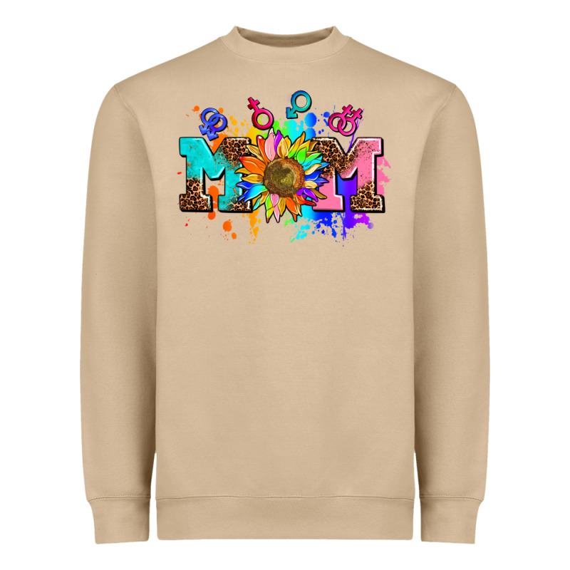 Pride Lesbian Gay Mom Sunflower Heavyweight Sweatshirt by AdoDesignShop | Teevron