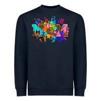 Navy pride lesbian gay mom sunflower Heavyweight Sweatshirt - AdoDesignShop