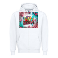White teacher life Zipper Hoodie - AdoDesignShop