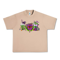 Burro Halloween Coffee Cups Urban Heavy Tee - FaDigitalArtStudio