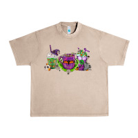 French Oak Halloween Coffee Cups Urban Heavy Tee - FaDigitalArtStudio
