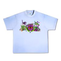 Grape Ice Halloween Coffee Cups Urban Heavy Tee - FaDigitalArtStudio