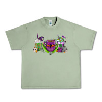 Oil Green Halloween Coffee Cups Urban Heavy Tee - FaDigitalArtStudio