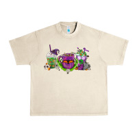 Sandshell Halloween Coffee Cups Urban Heavy Tee - FaDigitalArtStudio