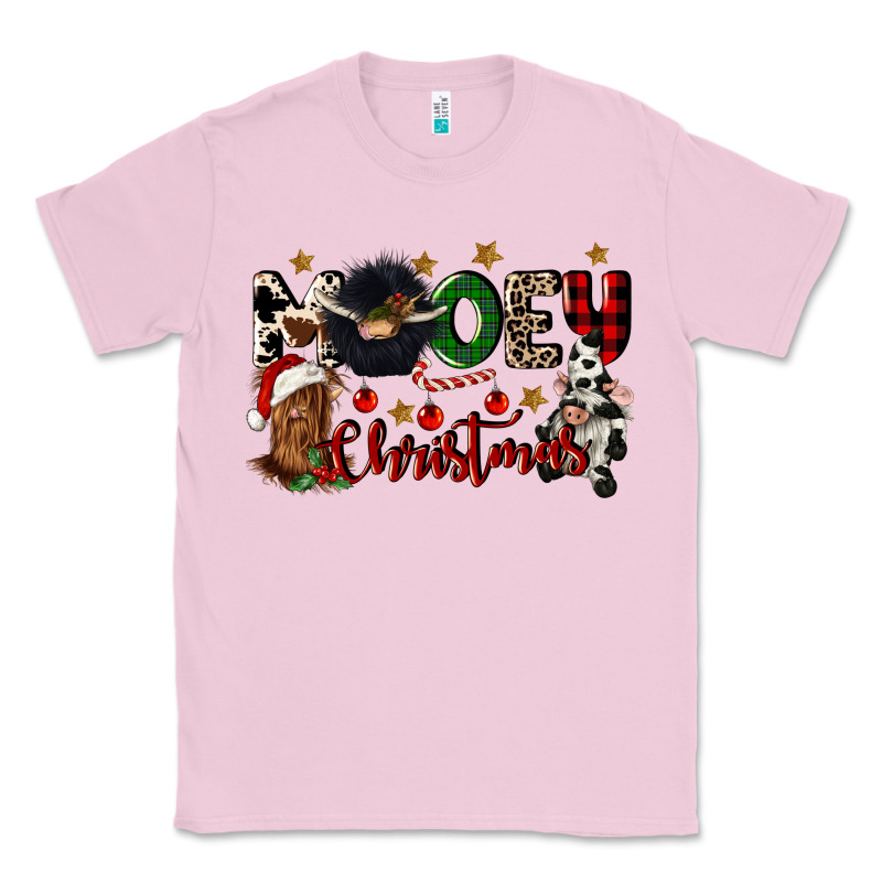 Mooey Christmas Classic Tee by CowGirlArtShop | Teevron