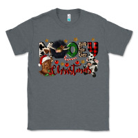 Charcoal Heather mooey christmas Classic Tee - CowGirlArtShop