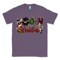 Lavender mooey christmas Classic Tee - CowGirlArtShop