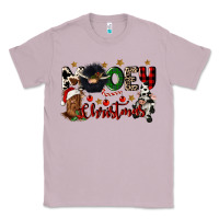 Lilac mooey christmas Classic Tee - CowGirlArtShop