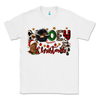 White mooey christmas Classic Tee - CowGirlArtShop