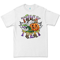 White trick or treat Premium Tee - CowGirlArtShop