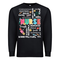 Black nurse word Premium Sweatshirt - JahusDesignShop