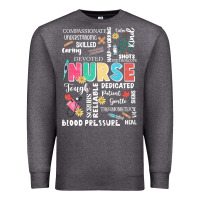 Charcoal Heather nurse word Premium Sweatshirt - JahusDesignShop