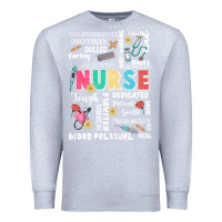 Heather Grey nurse word Premium Sweatshirt - JahusDesignShop