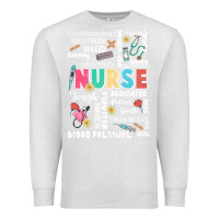 Oatmeal Heather nurse word Premium Sweatshirt - JahusDesignShop