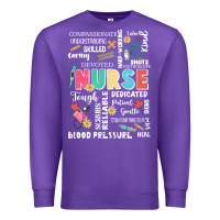Purple nurse word Premium Sweatshirt - JahusDesignShop