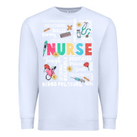 White nurse word Premium Sweatshirt - JahusDesignShop