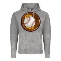 Cloud Rock baseball with sunflower round earrings Vintage Hoodie - BundleAndBundleShop