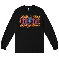 Black Leopard Mama Lightning Long Sleeve Tee - RanaPortraitStore
