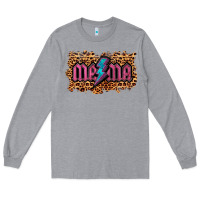 Heather Grey Leopard Mama Lightning Long Sleeve Tee - RanaPortraitStore