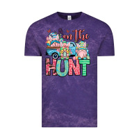 Cloud Purple Easter gnomes on the hunt Vintage Tee - OliviaCreatesArt