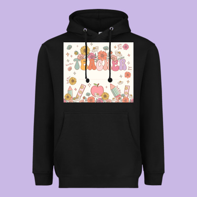 Teacher Custom Name Heavyweight Hoodie Designed By Jahusdesignshop