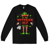 Black im the veteran elf Long Sleeve Tee - FaDigitalArtStudio