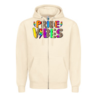 Sandshell prıde vıbes Zipper Hoodie - AdoDesignShop