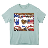 Arona peace love america Heavy Core Tee - TumblerDesignByShophia