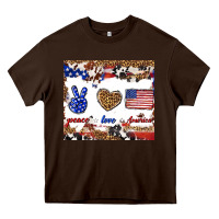 Peace Love America Heavy Core Tee | Teevron