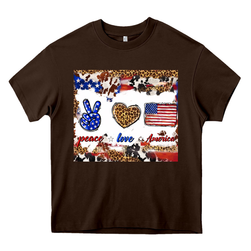 Peace Love America Heavy Core Tee by TumblerDesignByShophia | Teevron