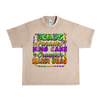 French Oak Beads parades king cake crawfish Mardi Gras Urban Heavy Tee - FaDigitalArtStudio