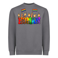 Storm human with hands and pride flags Heavyweight Sweatshirt - AdoDesignShop