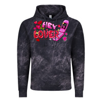 Cloud Black hey lover flip phone Vintage Hoodie - FaDigitalArtStudio