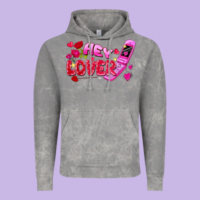 Hey Lover Flip Phone Vintage Hoodie Designed By Fadigitalartstudio