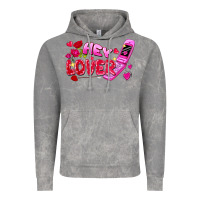 Cloud Rock hey lover flip phone Vintage Hoodie - FaDigitalArtStudio